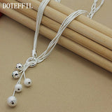 925 Silver Snake Chain Necklace for Women 18 Inches
