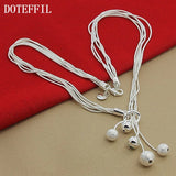 925 Silver Snake Chain Necklace for Women 18 Inches