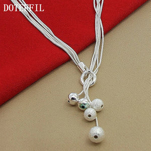 925 Silver Snake Chain Necklace for Women 18 Inches