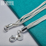 925 Silver Five Snake Star Chain Bracelet Charm Jewelry