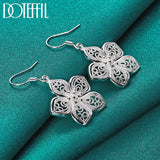 925 Silver Star Drop Earrings Wedding Jewelry