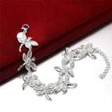 925 Silver Dragonfly Bracelet For Women Wedding Jewelry