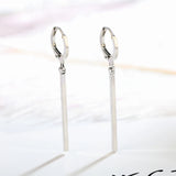 925 Silver Geometric Drop Earrings Wedding Party Jewelry