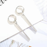 925 Silver Geometric Drop Earrings Wedding Party Jewelry