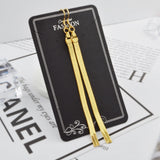 925 Sterling Silver Snake Bone Tassel Pendant Earrings Charm Women Jewelry