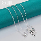 925 Silver Horse Pendant Necklace 18-30 Inch Chain Wedding Party Jewelry