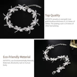 925 Silver Zirconium Dragonfly Bracelet For Women Wedding Party