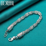 925 Silver Lobster Clasp Bracelet Chain for Wedding