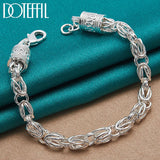 925 Silver Lobster Clasp Bracelet Chain for Wedding