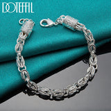 925 Silver Lobster Clasp Bracelet Chain for Wedding