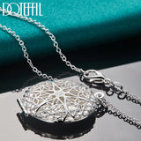 925 Silver Photo Frame Pendant Necklace 16-30 Inch Chain