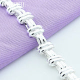 925 Silver Cross Charm Bracelet for Women Valentine's Gift