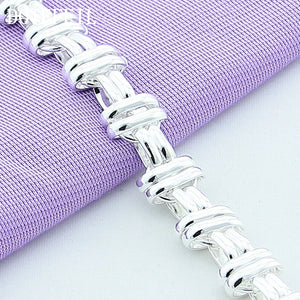 925 Silver Cross Charm Bracelet for Women Valentine Gift