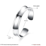 925 Silver 12mm Adjustable Bracelet Bangles Wedding Party Jewelry