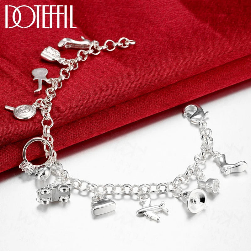 Sterling Silver Charm Jewelry for Women