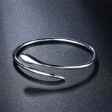 925 Silver Arrow Bangle Bracelet Wedding Engagement Jewelry