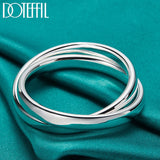 Double Ring Bangle Bracelet Wedding Jewelry