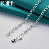 925 Sterling Silver Grape Bead Chain Necklace for Women
