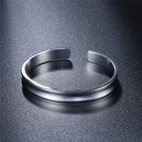 925 Sterling Silver Round Open Bracelets For Women