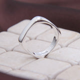 925 Silver Square Round Necklace Ring Earring Set Wedding Charm Jewelry