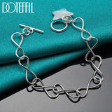 925 Silver Star Pendant Bracelet for Women