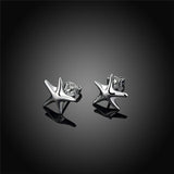 925 Silver Starfish Stud Earrings for Women Wedding Party
