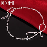 925 Silver Stethoscope Bracelet for Women