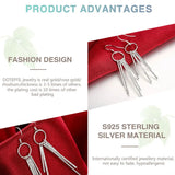 925 Silver Tassel Earrings Charm Women Jewelry Wedding Gift