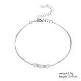 925 Silver Beads Bracelet Chain for Women Wedding Engagement Party