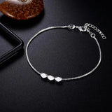 925 Silver Beads Bracelet Chain for Women Wedding Engagement Party