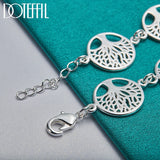 925 Silver Tree of Life Chain Bracelet for Wedding Party