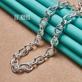 925 Silver Heart Pendant Necklace Wedding Party Charm Jewelry