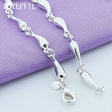 925 Sterling Silver Water Drop Bracelet Women Bracelet Silver Bracelet Jewelry