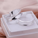 925 Sterling Silver Women Hoop Earrings Christmas Party Wedding Jewelry