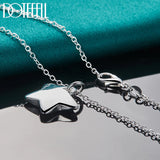 925 Silver Star Pendant Necklace 18-30" Chain Charm Jewelry