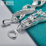 Dragon Bracelet 925 Sterling Silver Bangle Cuff Fine Jewelry