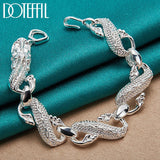 Dragon Bracelet 925 Sterling Silver Bangle Cuff Fine Jewelry