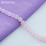 Pink Agate Bracelet 925 Sterling Silver Buckle Women's Wedding Jewelry