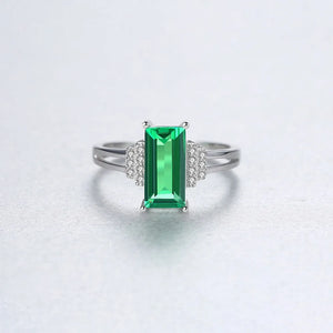 Lady Green CZ Wedding Bands Ring VB308