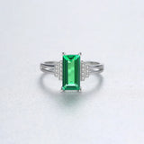 Lady Green CZ Wedding Bands Ring VB308