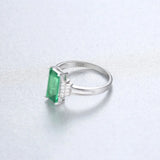 Lady Green CZ Wedding Bands Ring VB308