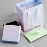 Colorful Jewelry Packing Set Handbag/Box/Polishing Cloth B020