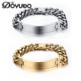 Men's Titanium Steel Bracelet Punk Stainless Steel Bangles DD010