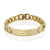 Men's Titanium Steel Bracelet Punk Stainless Steel Bangles DD010