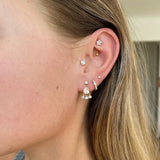 925 Silver Loulou Teardrops Earring Clips Women Wedding Gift