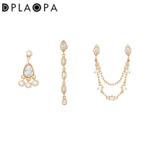 925 Silver Loulou Teardrops Earring Clips Women Wedding Gift