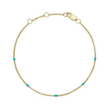 925 Silver Rainbow Enamel Charm Choker Bracelet