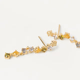 DPLAOPA 925 Silver Chain Zircon CZ Charm Beads Wedding Jewelry