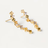 925 Silver Rainbow Zircon Crystal Summer Wedding Chain Gift