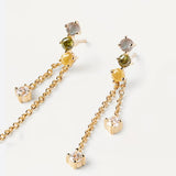 925 Silver Rainbow Zircon Crystal Summer Wedding Chain Gift